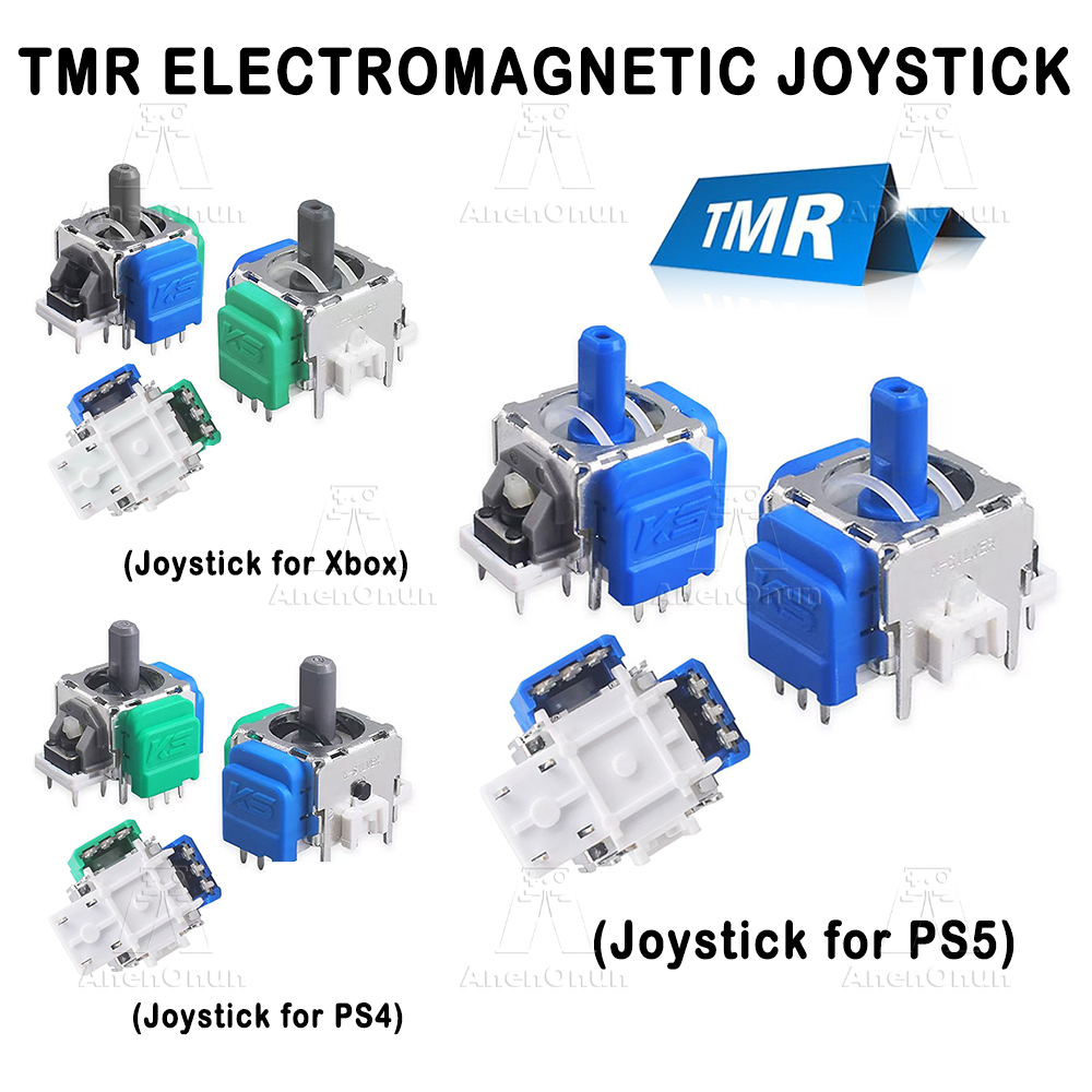 Gaming Console And Tv - Joystick electromagnético TMR para controlador PS5/PS4/Xbox,