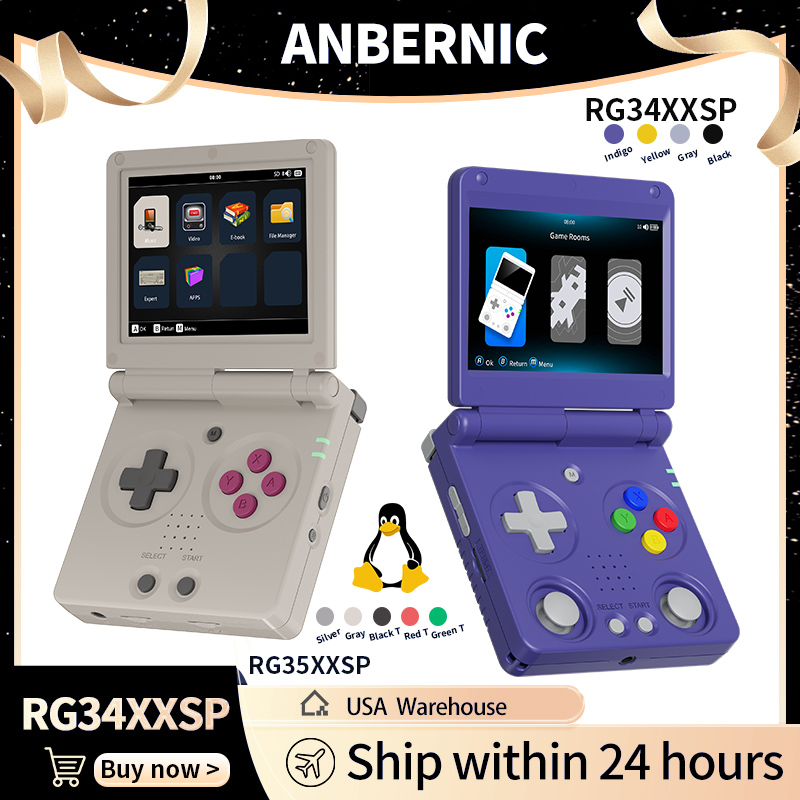 Gaming Console Chinese - Anbernic RG34XXSP RG35XXSP Consola de juegos
