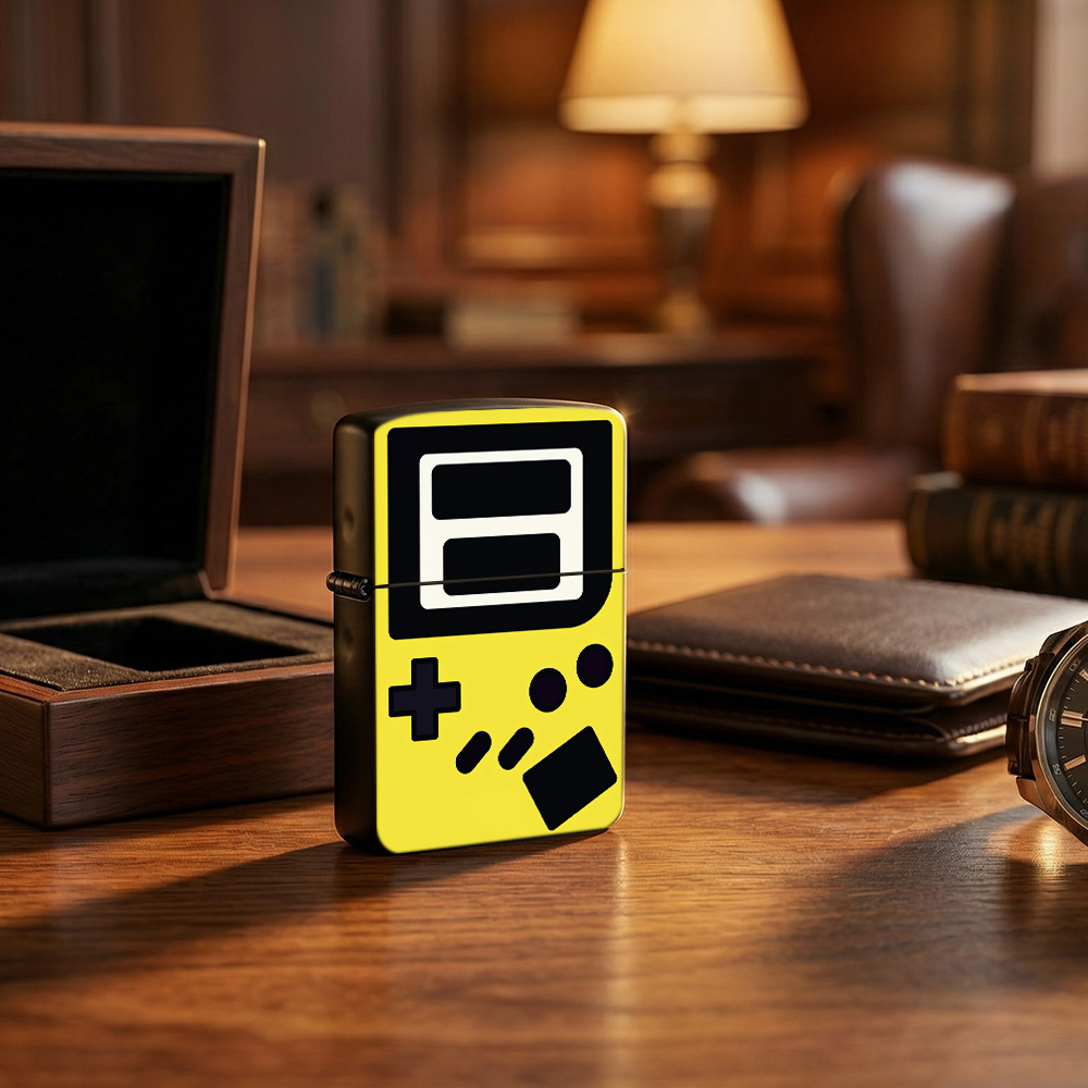 Retro.Gaming Console Yellow - Encendedor Retro con Diseño de Consola