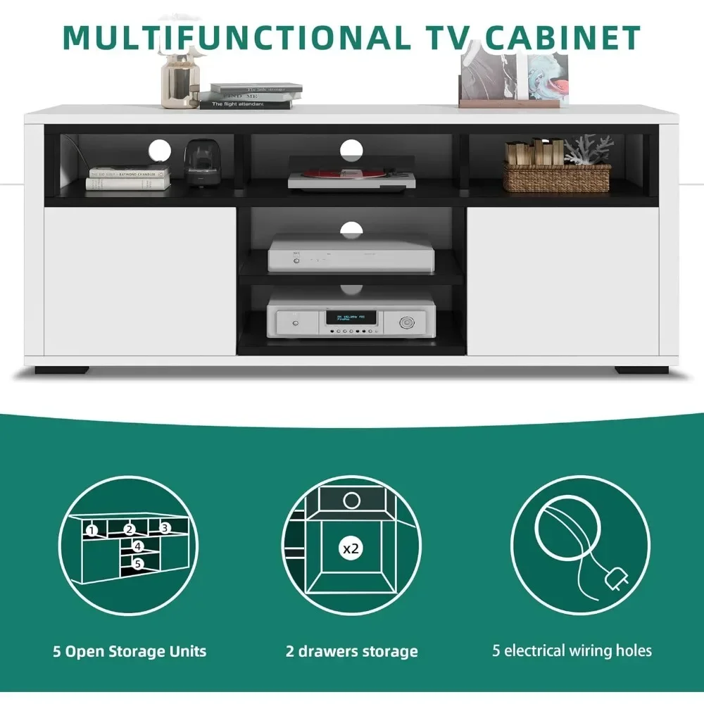 # Para soporte de TV LED moder - Gaming Console Entertainment Center reseña y precio