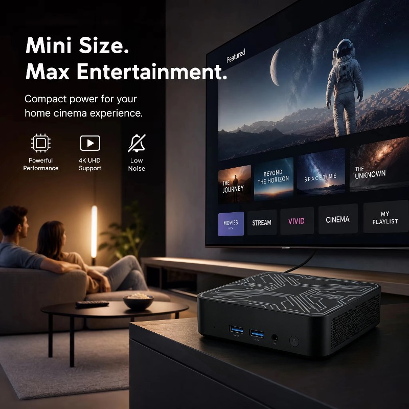 Mini PC Portátil 2026, Intel C - Gaming Console Mini reseña y precio