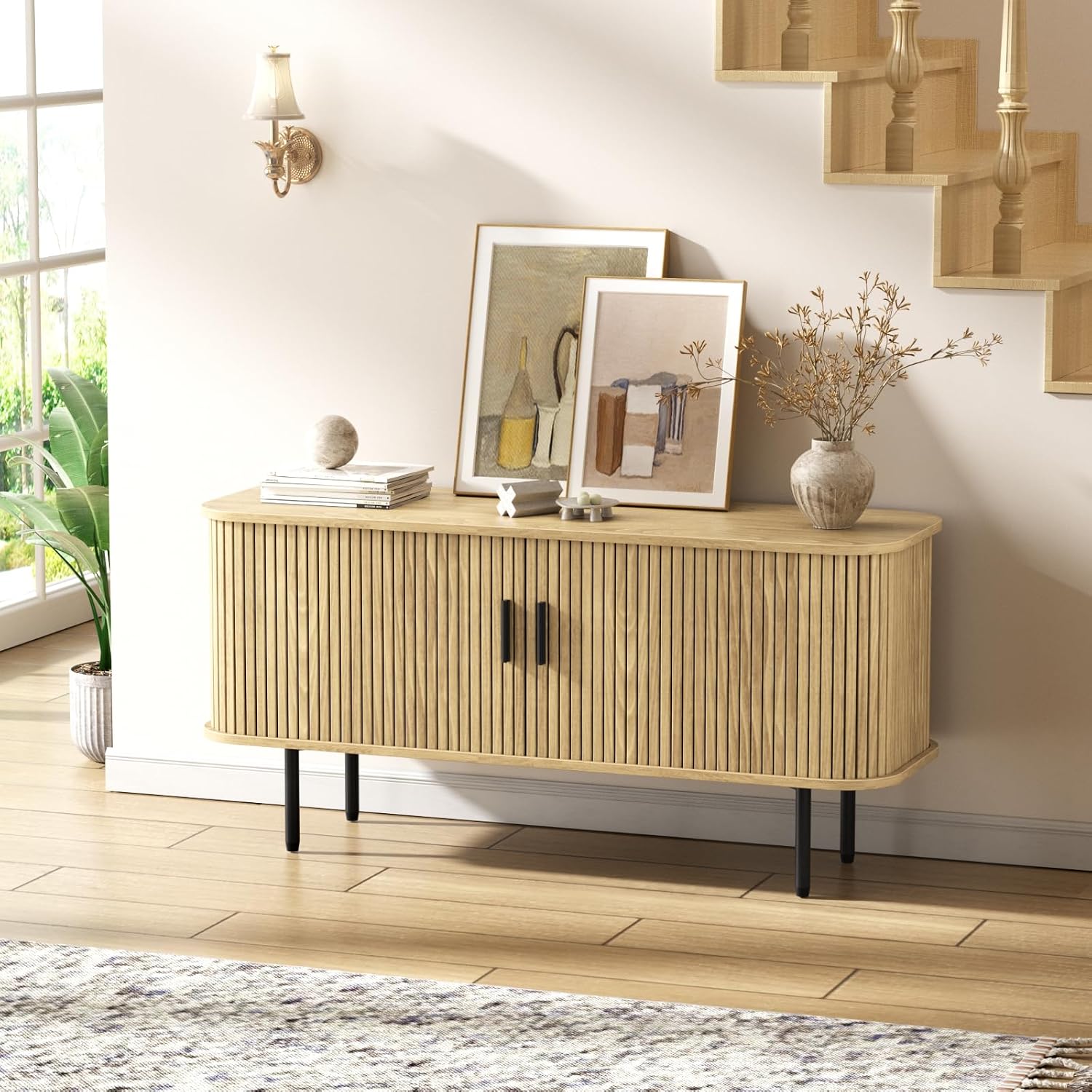 Mueble para TV con Diseño Acan - Gaming Console Entertainment Center reseña y precio