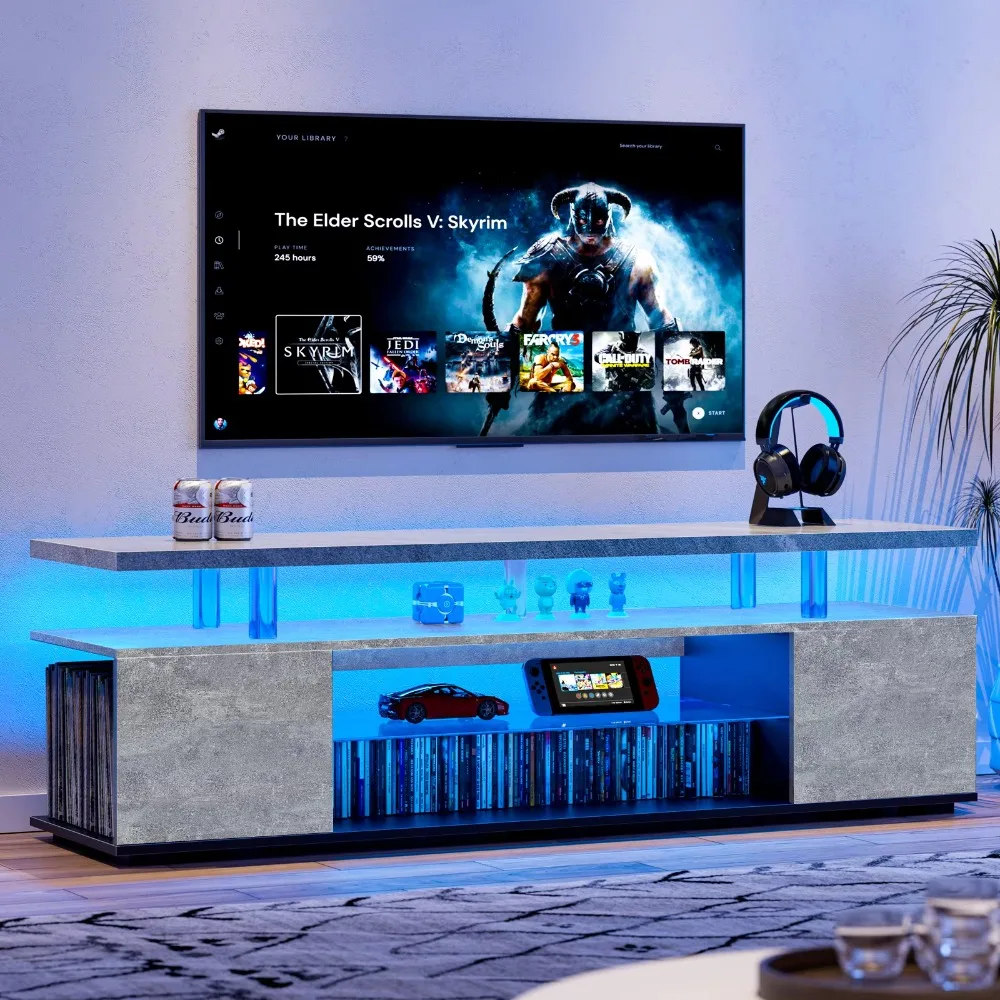 Soporte de TV para Televisor d - Gaming Console Entertainment Center reseña y precio