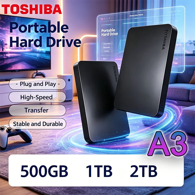Disco Duro Externo Toshiba A3  - Gaming Console Driving reseña y precio