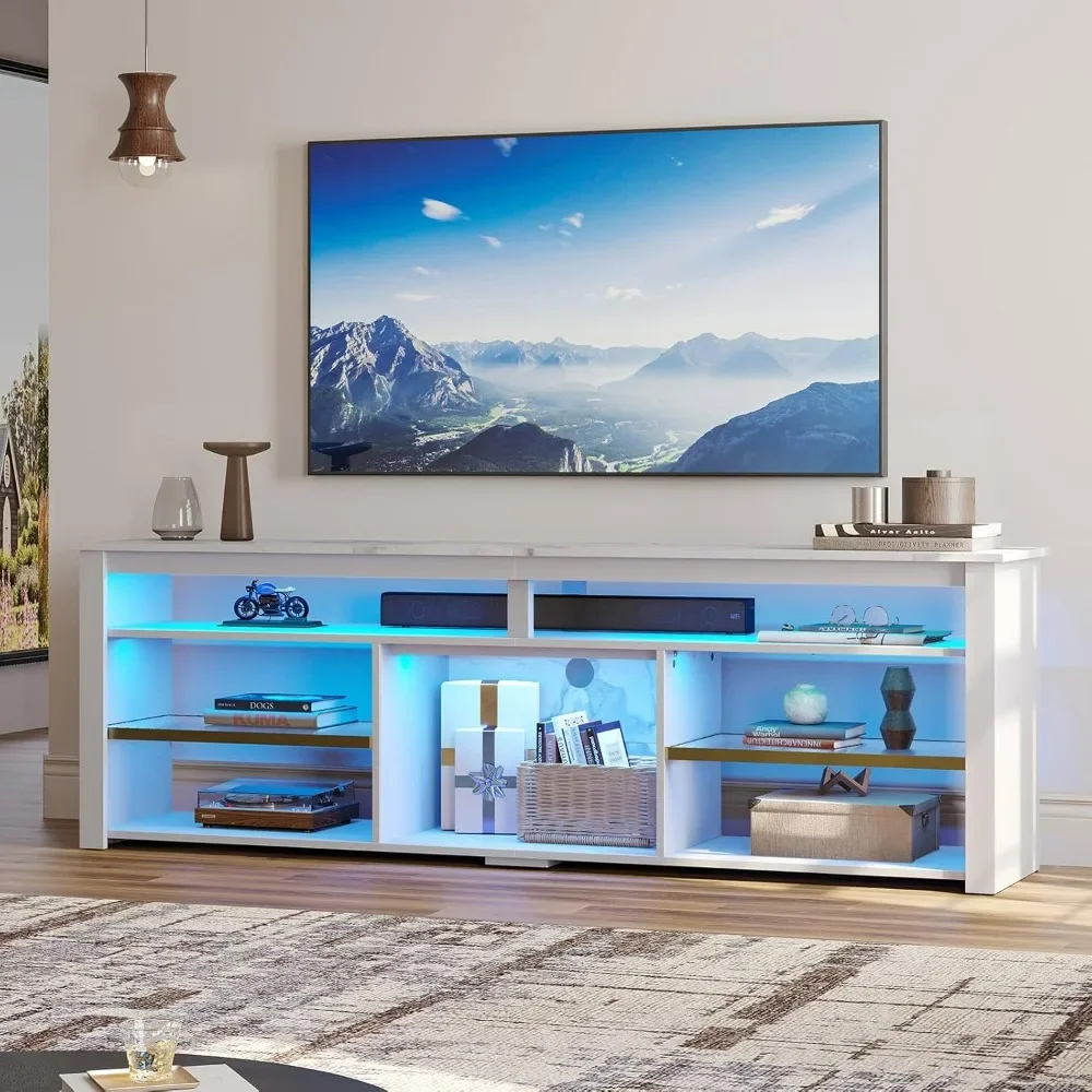 Soporte de TV para TV de 75 pu - Gaming Console Entertainment Center reseña y precio