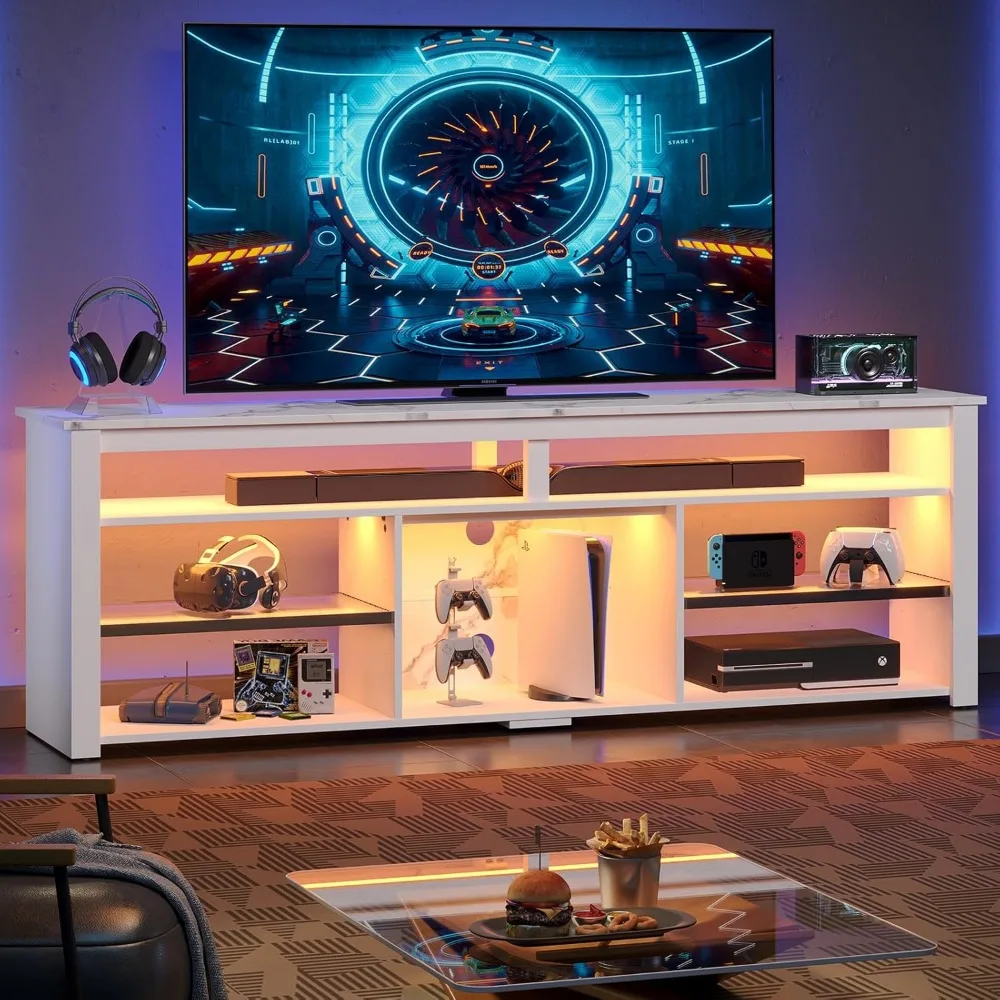 Soporte de TV para TV de 75 pu - Gaming Console Entertainment Center reseña y precio