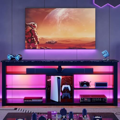 Soporte para TV de 70 pulgadas - Gaming Console Entertainment Center reseña y precio