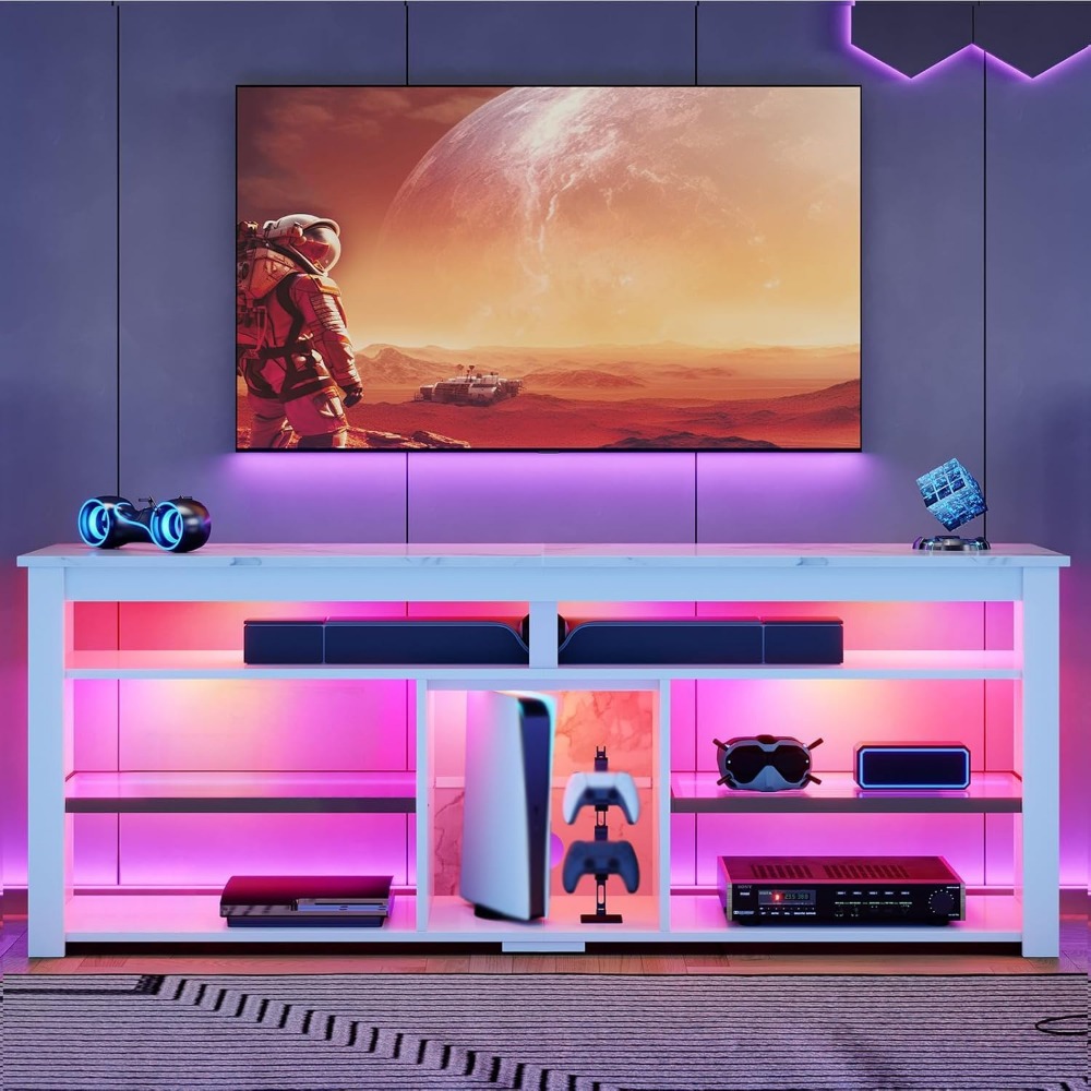 Soporte para TV de 70 Pulgadas - Gaming Console Entertainment Center reseña y precio