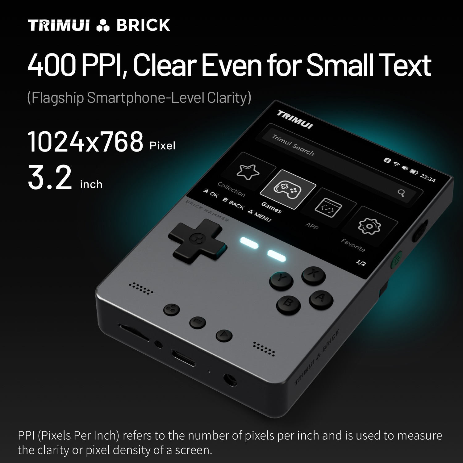 TRIMUI BRICK HAMMER-consola de - Gaming Console Chinese reseña y precio