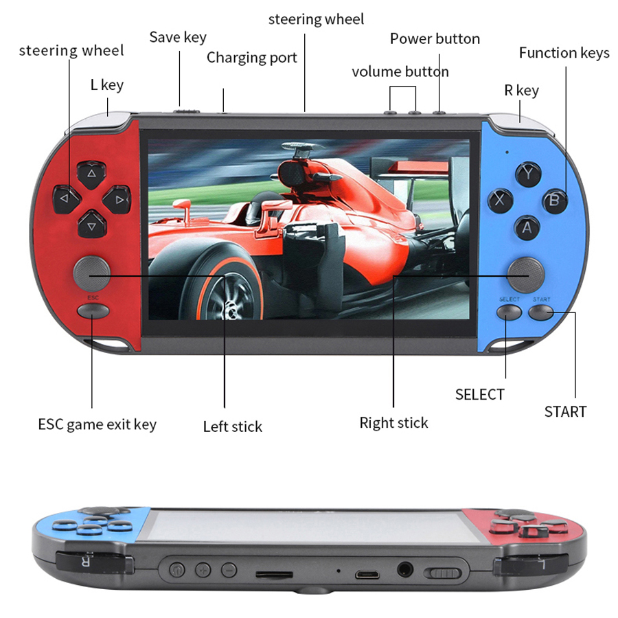 Consola de videojuegos portáti - Gaming Console 5 Year Old reseña y precio