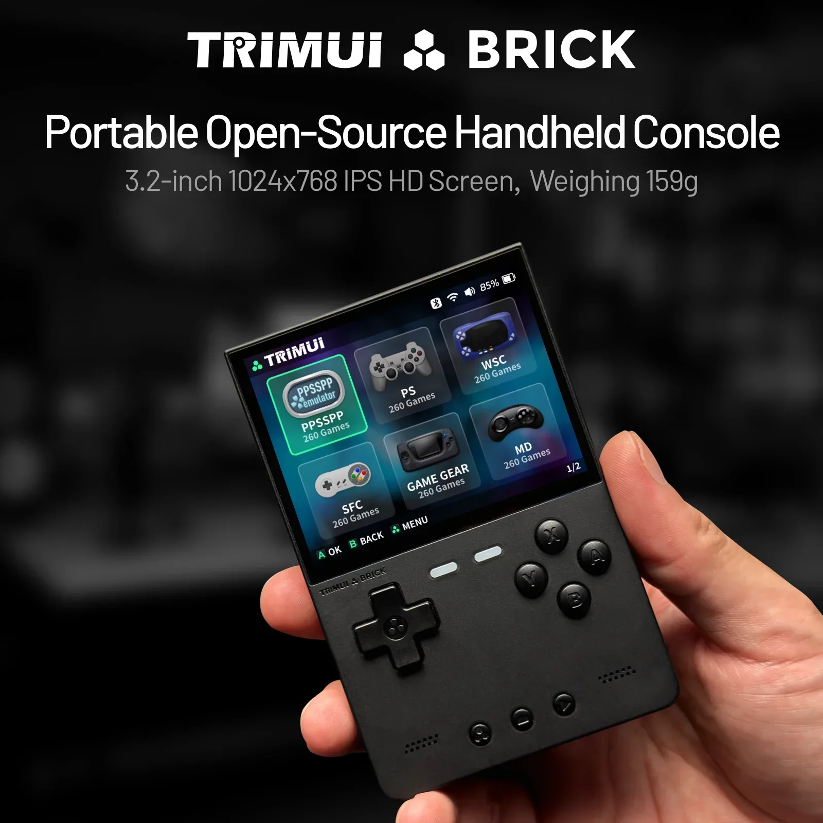 Consola de juegos portátil TRI - Gaming Console Chinese reseña y precio