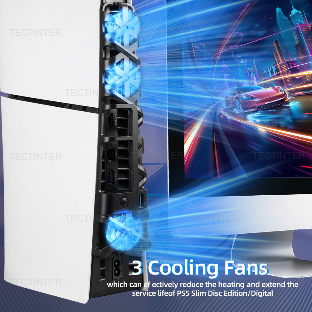 Para PS5 ventilador de refrige - Console Cooling Fan reseña y precio