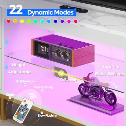 Soporte para TV de 75/80/85 pu - Gaming Console Entertainment Center reseña y precio