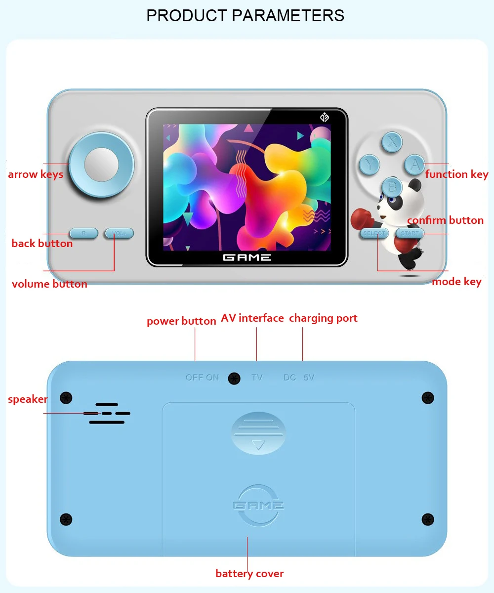 Nueva Consola de Videojuegos R - Gaming Console 5 Year Old reseña y precio