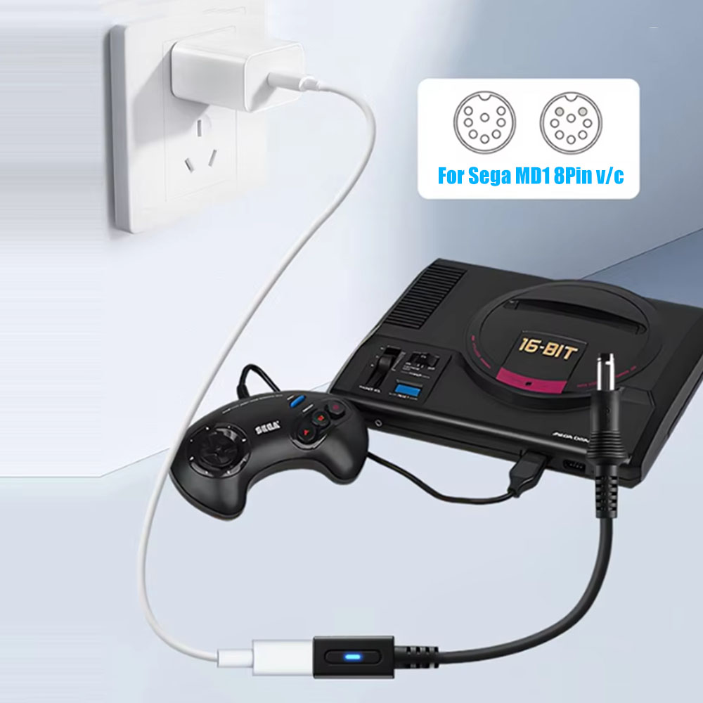 Cable de alimentación PD tipo  - Gaming Console With Controller reseña y precio